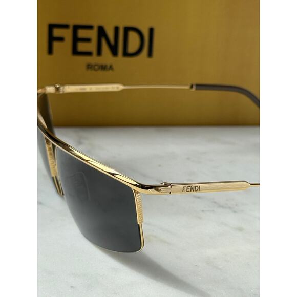NEW Fendi FE40141U Gold Green Unisex Sunglasses main image 7